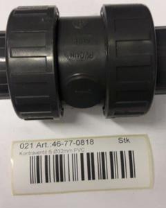 Check Valve S 32 mmPvc/Epdm
